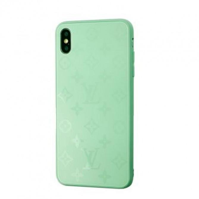 Чохол TPU Glass LV для iPhone Xs Max М'ятний-1