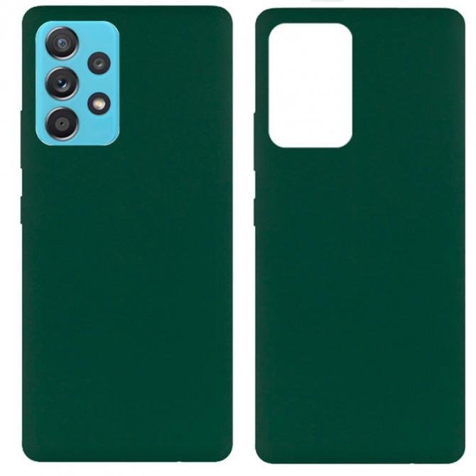 Чехол Soft Case Samsung A725 Galaxy A72 Темно Зеленый FULL-3