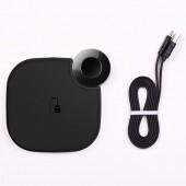 Бездротовий зарядний пристрій Hoco S5 Rich Power 2in1 Чорний