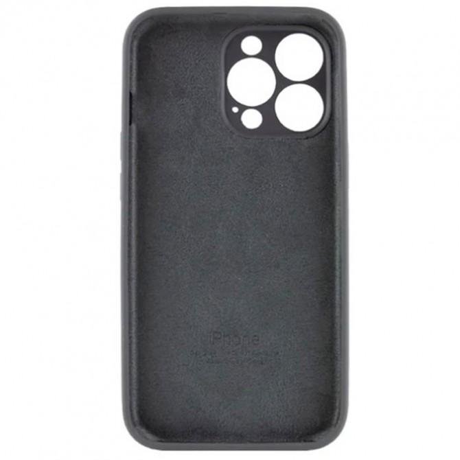 Силиконовый чехол для iPhone 16 Pro Max Dark Grey FULL-1