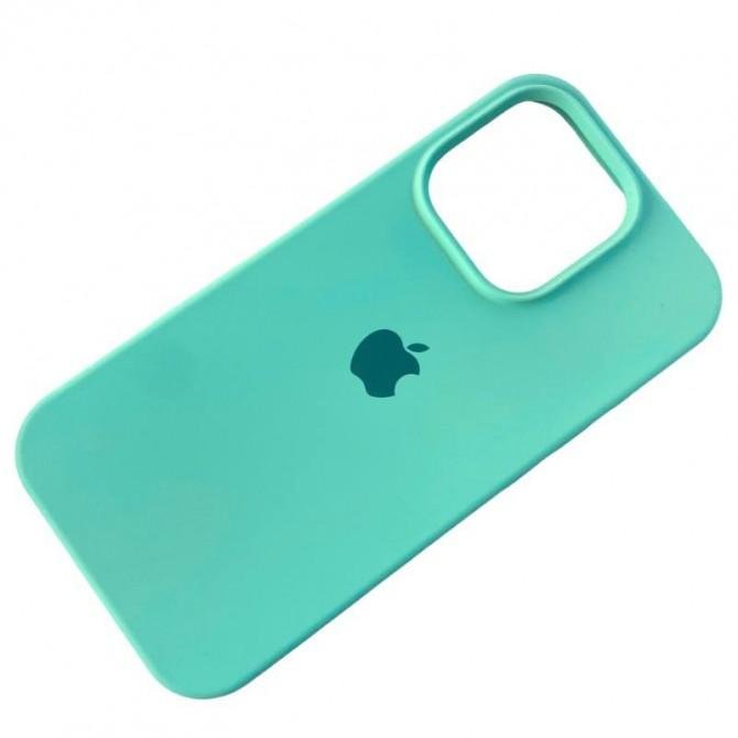 Силиконовый чехол для iPhone 16 Pro Marine Green FULL-1