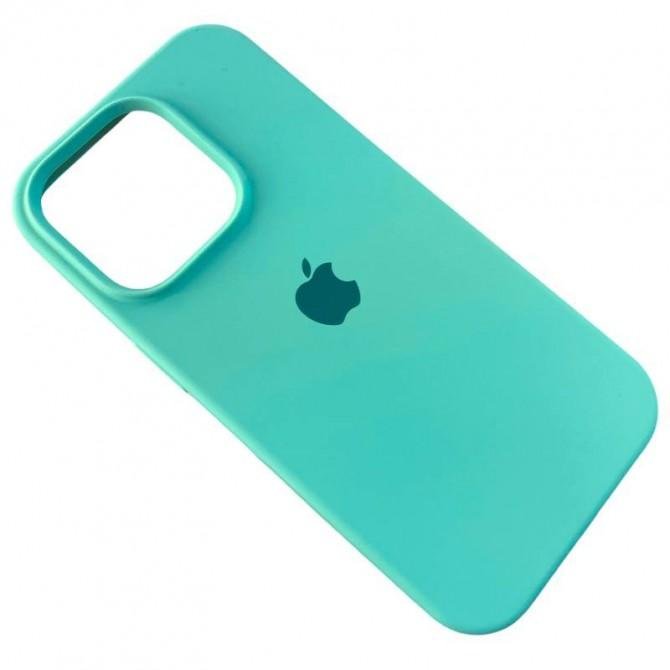 Силиконовый чехол для iPhone 16 Pro Marine Green FULL-2