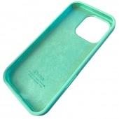 Силиконовый чехол для iPhone 16 Pro Marine Green FULL