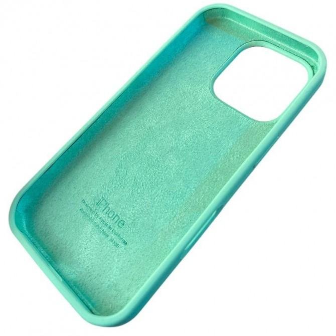 Силиконовый чехол для iPhone 16 Pro Marine Green FULL-4