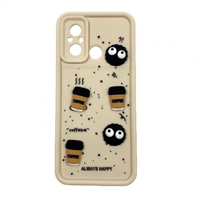 Чохол TPU Toys Case для Xiaomi Redmi 12C/ Poco C65 (Sand / Always Happy)