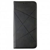 Чехол-книжка Lines Leather for Xiaomi Mi 11 Black