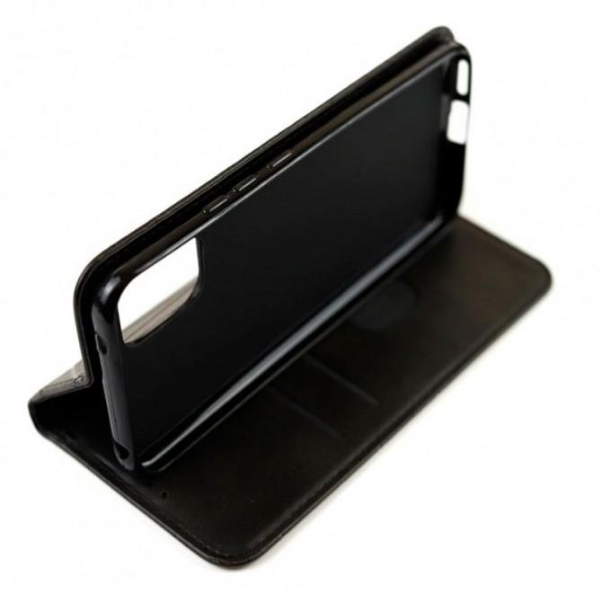 Чехол-книжка Lines Leather for Xiaomi Mi 11 Black-2