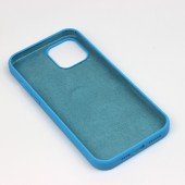 Оригинальный силиконовый чехол для iPhone 12 Pro Max Ярко Синий FULL Оригинальный силиконовый чехол для iPhone 12 Pro Max Ярко Синий FULL