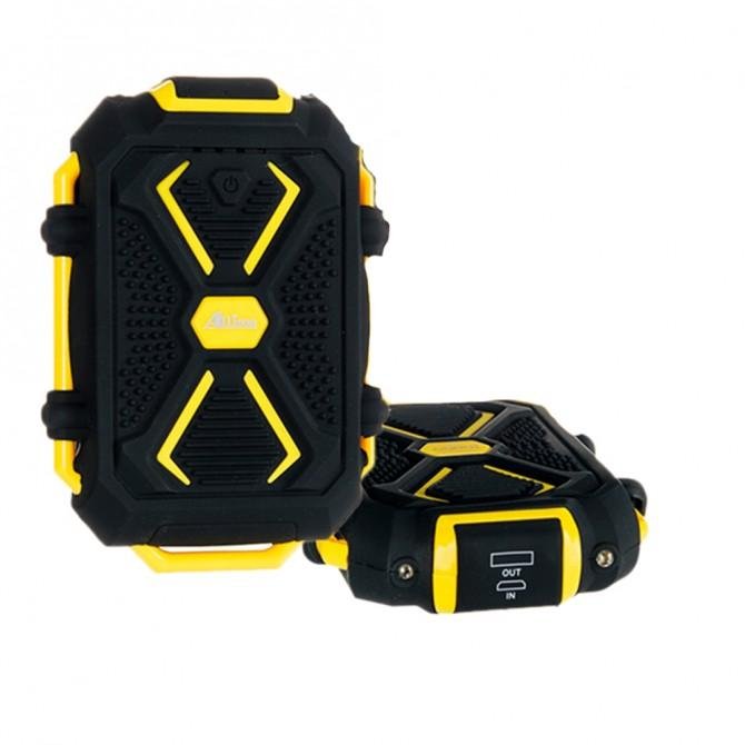 Повербанк Allison A4 10000mAh Чорний-Жовтий-1
