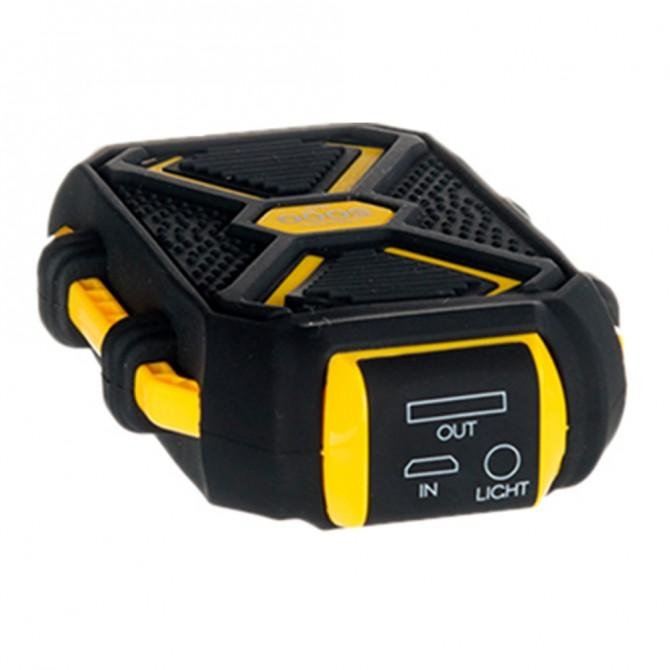 Повербанк Allison A4 10000mAh Чорний-Жовтий-2