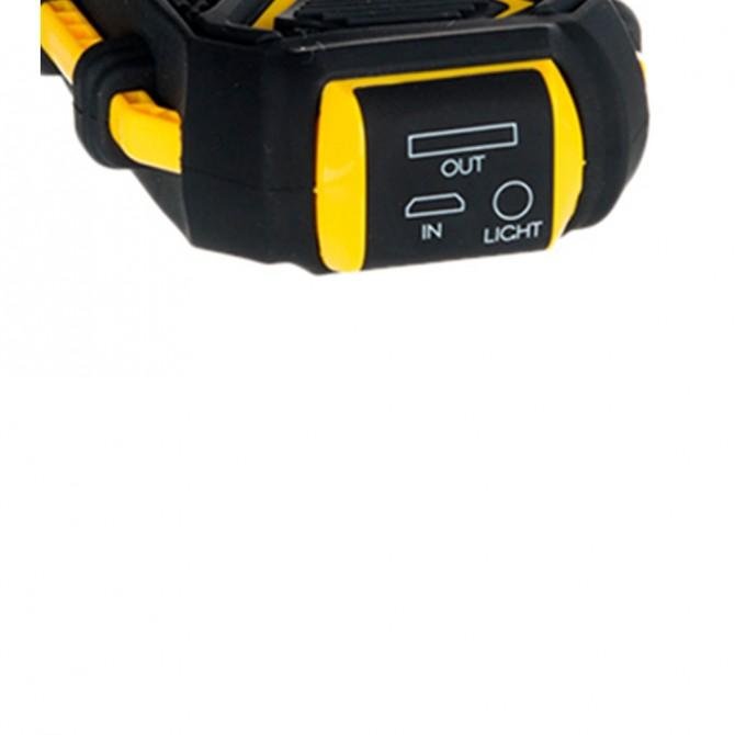 Повербанк Allison A4 10000mAh Чорний-Жовтий-3