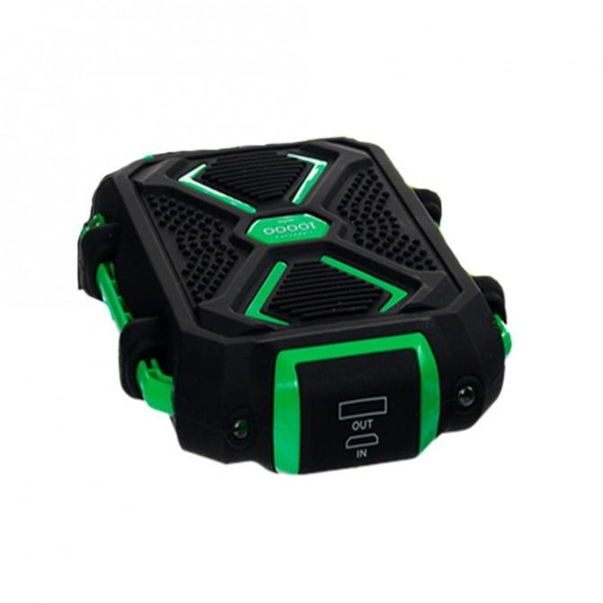 Повербанк Allison A4 10000mAh Зелений-2