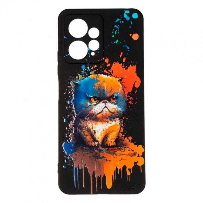 Чехол Gelius Print Case UV для Xiaomi Redmi 12 Fluffy Cat