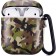 U-Like Leather Protective Case For Airpods Camouflage Green/Black