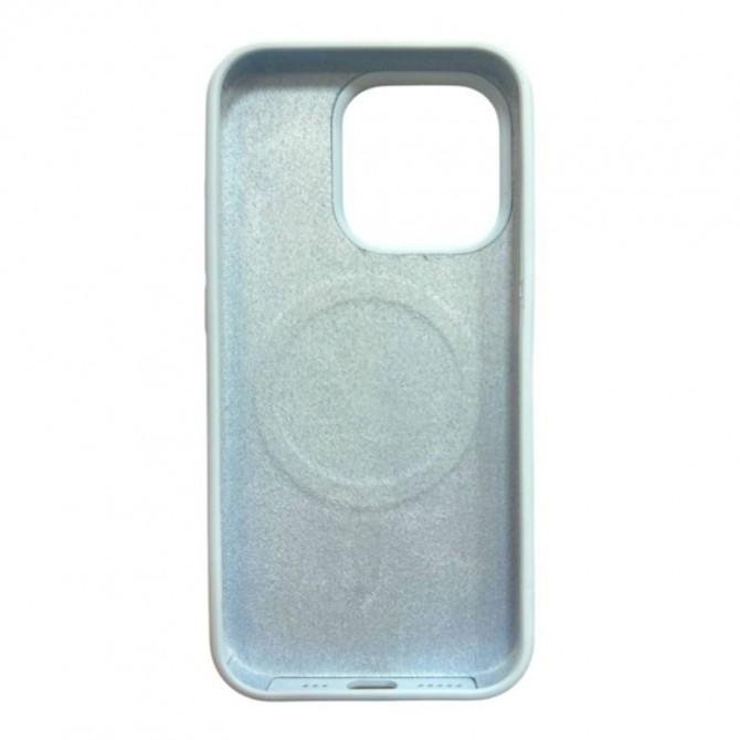 Накладка Liquid Magnetic для iPhone 16 Pro Light Blue-3