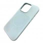 Накладка Liquid Magnetic для iPhone 16 Light Blue