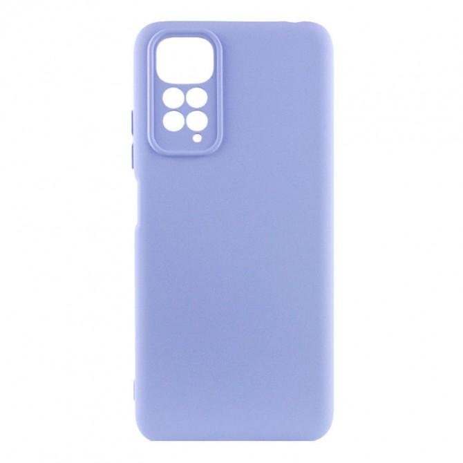 Чехол Original Soft Case Xiaomi Redmi Note 11 (Global)/Note 11S Сиреневый FULL
