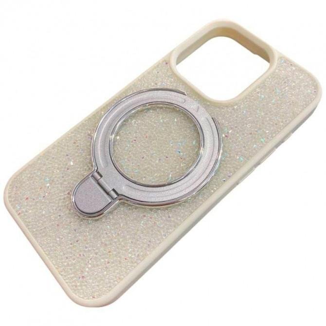 Чохол-накладка Diamond with stand back для iPhone 14 White-2