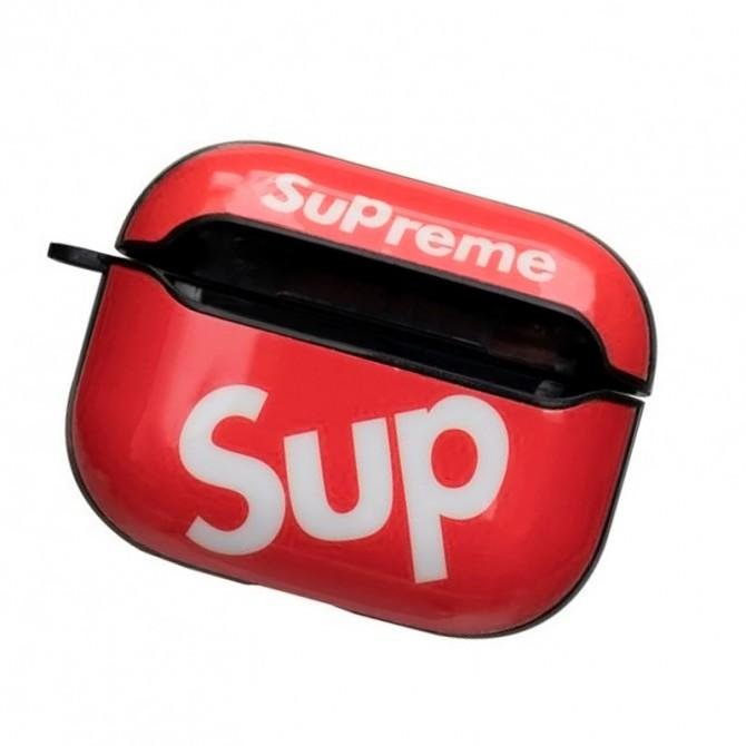 Чехол U-Like Glossy Brand Protective For Airpods Pro SUP Red-1