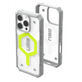 Чехол TPU+PC UAG Pathfinder MAG CLEAR для Apple iPhone 16 Pro Свет Зеленый Чехол TPU+PC UAG Pathfinder MAG CLEAR для Apple iPhone 16 Pro Свет Зеленый