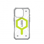 Чехол TPU+PC UAG Pathfinder MAG CLEAR для Apple iPhone 16 Pro Свет Зеленый Чехол TPU+PC UAG Pathfinder MAG CLEAR для Apple iPhone 16 Pro Свет Зеленый