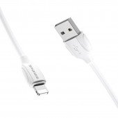 Кабель USB Borofone BX19 Lightning White 1m Кабель USB Borofone BX19 Lightning White 1m