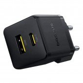 Сетевое зарядное устройство 1Type-C Baseus Palm Fast Charger 30W EU Cluster Black Сетевое зарядное устройство 1Type-C Baseus Palm Fast Charger 30W EU Cluster Black
