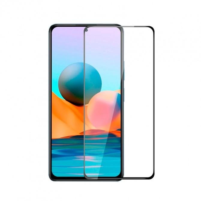 Защитное стекло для XIAOMI Redmi Note 11 Pro/Note 10 Pro Full Glue (0.25 мм, 2.5D, черное) ЛЮКС