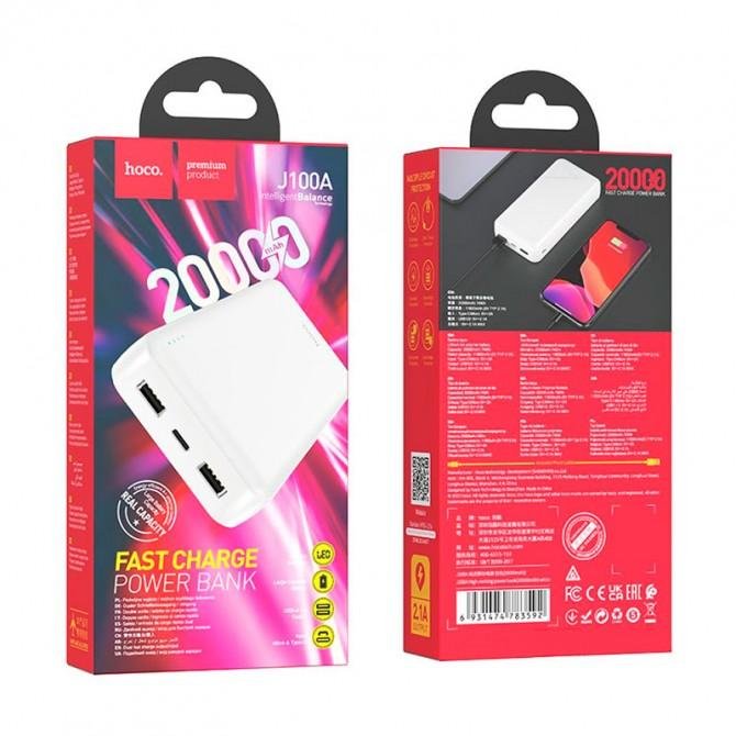 Додаткова батарея Hoco J100A High-ranking (20000mAh) White-1