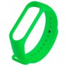 Ремешок для браслета Mi Band 5/6  (Silicon) Neon Green