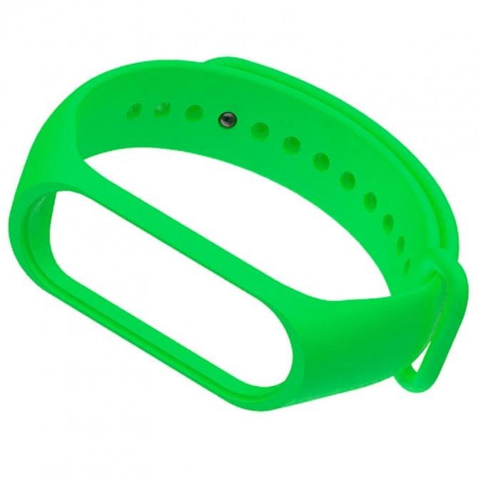 Ремешок для браслета Mi Band 5/6 (Silicon) Neon Green-1