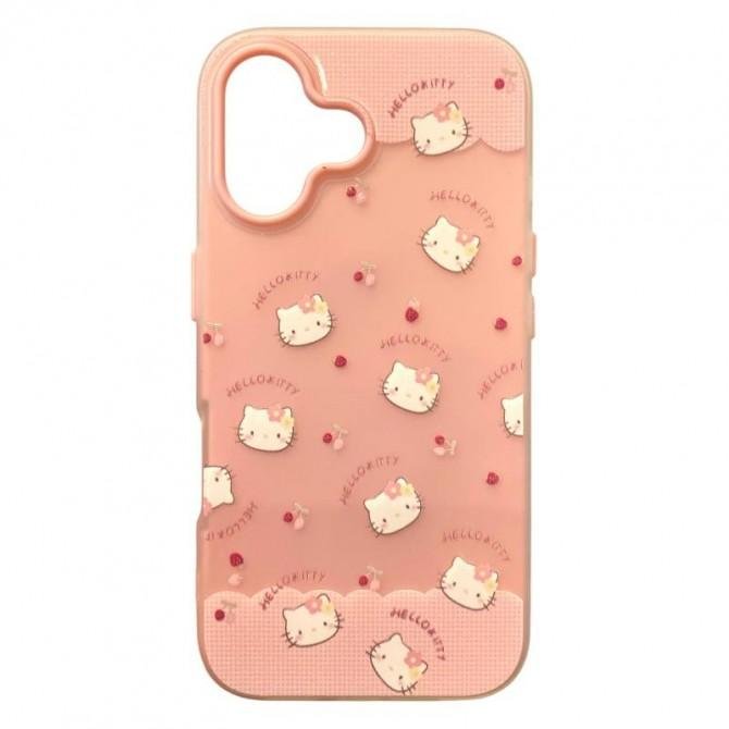Накладка Hello Kitty для iPhone 16 Plus Pink