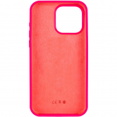 Силиконовый чехол для iPhone 16 Barbie pink FULL (NO LOGO)