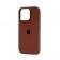 Оригінальний силіконовий чохол для iPhone 16 Pro Max Dark Brown FULL