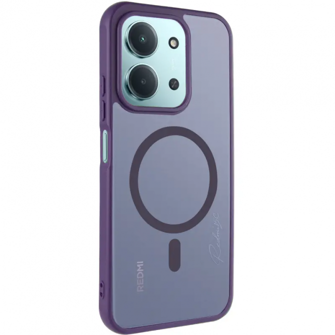 Чохол TPU+PC Lyon Frosted series with Magsafe Xiaomi Redmi 15C / Poco C85 Purple-1