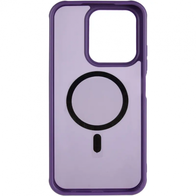 Чохол TPU+PC Lyon Frosted series with Magsafe Xiaomi Redmi 15C / Poco C85 Purple-2