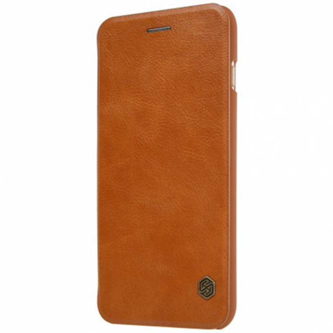 Чехол книжка NILLKIN Qin series для iPhone 7 Plus Brown-4