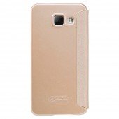 Чехол NILLKIN Sparkle series для Samsung A310 (A3-2016) Gold
