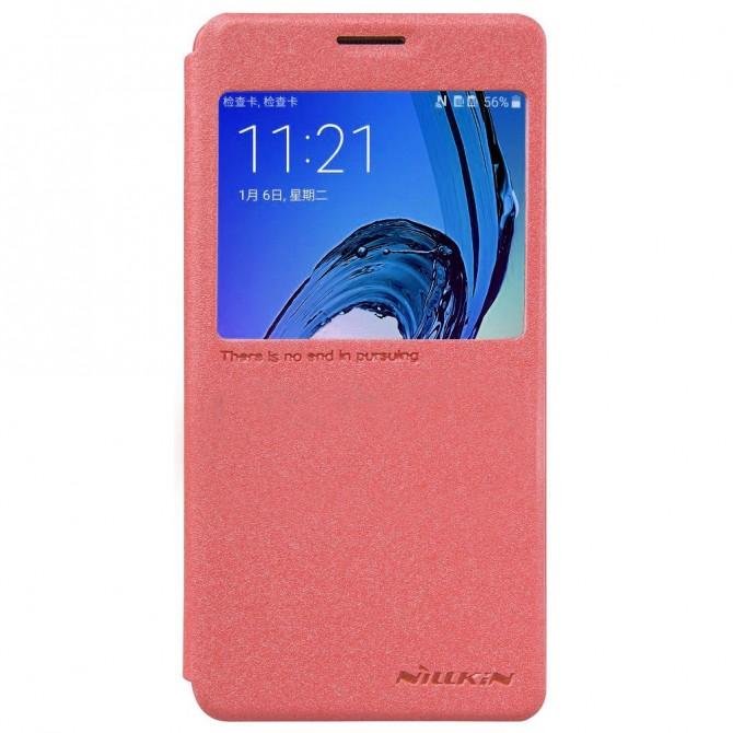 Чехол NILLKIN Sparkle series для Samsung A310 (A3-2016) Red