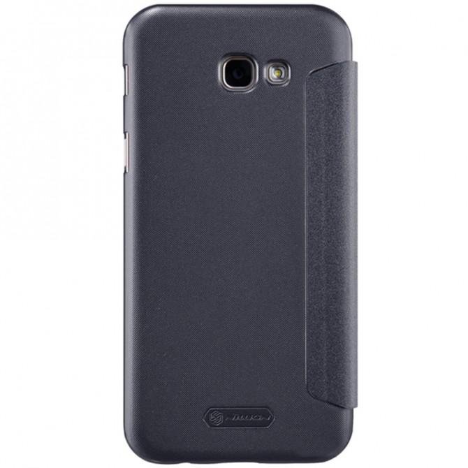 Чехол NILLKIN Sparkle series для Samsung A320 (A3-2017) Чёрный-1