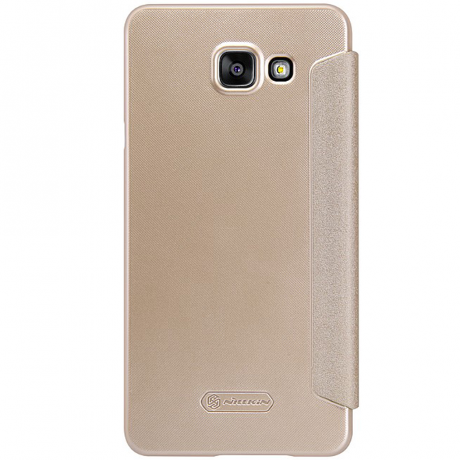 Чехол NILLKIN Sparkle series для Samsung A710 (A7-2016) Gold-2