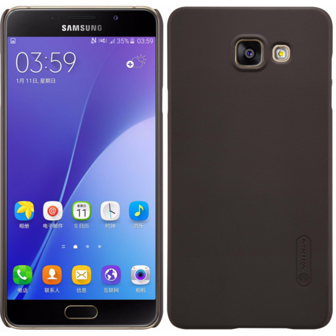 Чохол NILLKIN Super Frosted Shield для Samsung A710 (A7-2016) Чорний