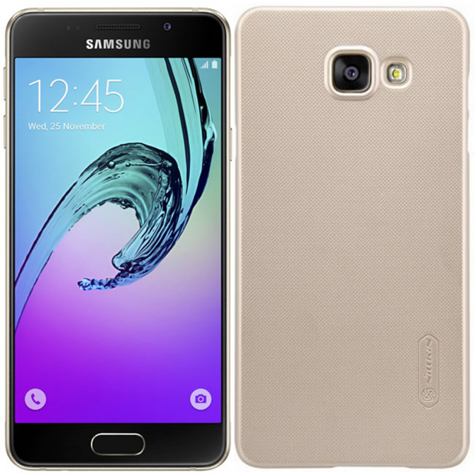 Чохол NILLKIN Super Frosted Shield для Samsung A710 (A7-2016) Золотий