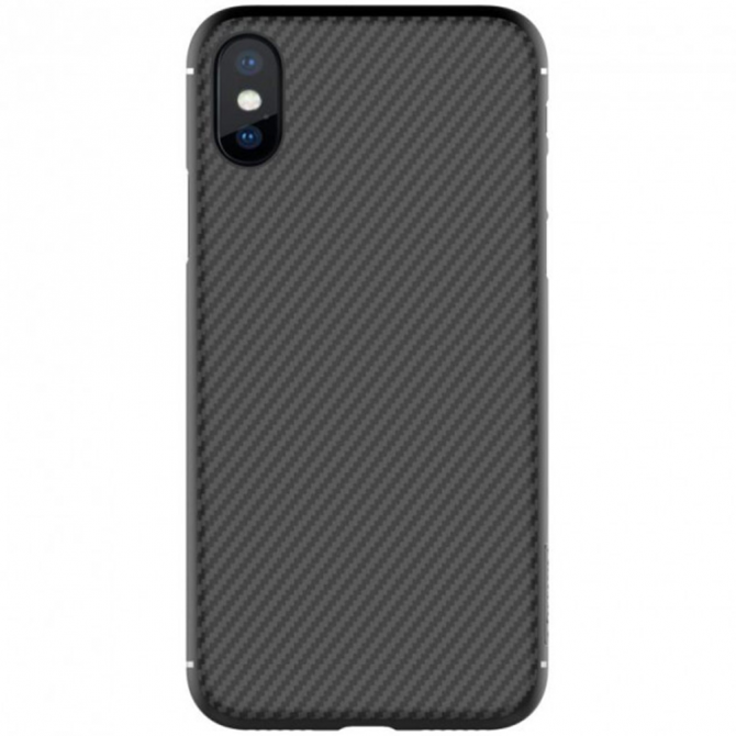 Чехол NILLKIN Synthetic Fiber Series для iPhone X Чёрный-3
