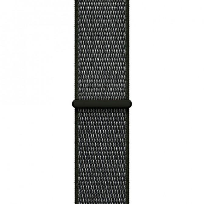 Ремешок для Apple Watch 38/40mm Nylon Sport Loop Темно Оливковый-2