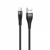 Кабель Hoco U53 4A Flash MicroUSB Чорний 1.2m