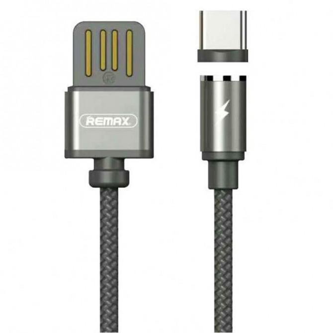 Кабель Remax (OR) Gravity RC-095a Type-C Сірий 1m
