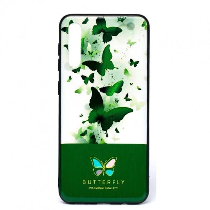 Чохол-накладка силіконовий Butterfly Case для Samsung A307 Galaxy A30s Green-1