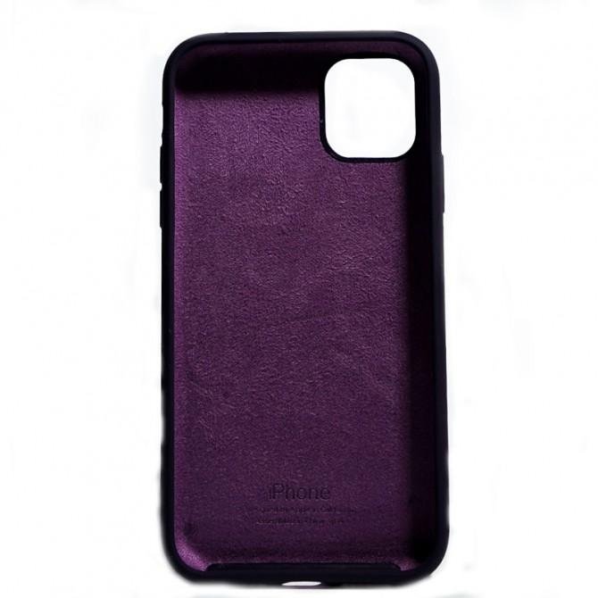 Оригинальный силиконовый чехол для iPhone 11 Ультрафиолетовый FULL-1