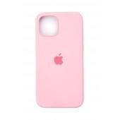 Оригінальний силіконовий чохол для iPhone 13 mini Рожевий FULL